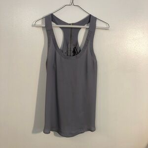 NWOT- grey espresso tank top